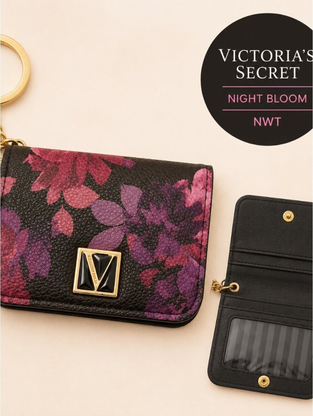 New With Tags | Victoria's Secret | Keychain in the Night Bloom Floral
